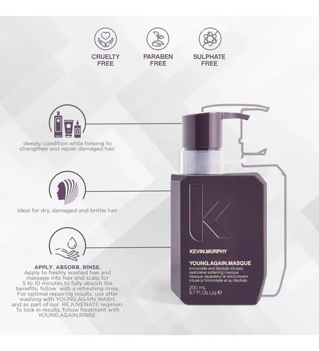 Mascarilla Capilar Kevin Murphy Young Again 200 Ml