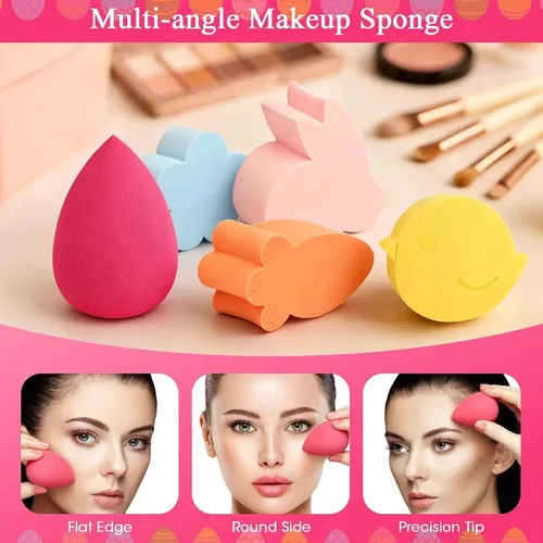 Esponjas De Maquillaje Pascua Oyrlize 12 Piezas