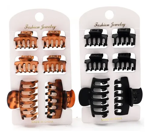 Set De 6 Broches Hebillas De Pelo