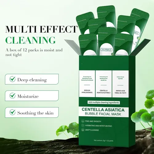 Mascarilla Centella Asus Burbujas 12pack