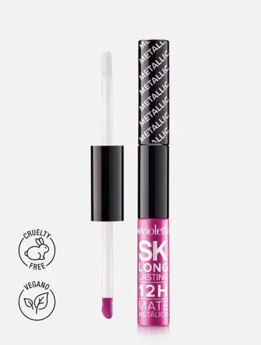 Labial Líquido Violetta Sk Mate Metálico Larga Duración 12h