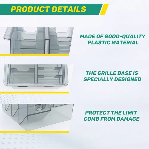 Caja De Almacenamiento Con Base De Rejilla For 8 Piezas De