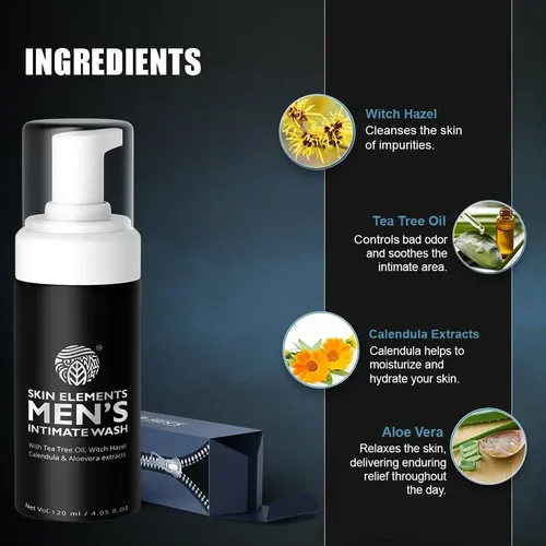 Skin Elements Lavado Íntimo Hombres 120 Ml Ph Equilibrado