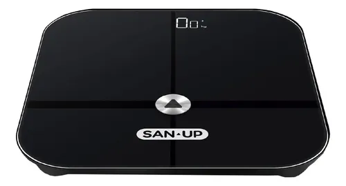 Balanza Digital Personal San Up Balanceiq-n Conexión Bluetooth + App – Color Negro