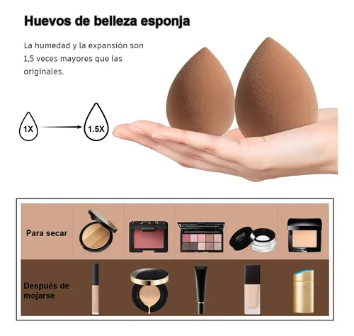 & 20kit Piezas Esponja Maquillaje En Polvo Beauty Blender .w