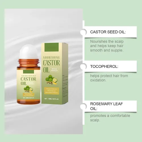 Aceite De Ricino Nutritivo De 50 Ml Para El Crecimiento Del
