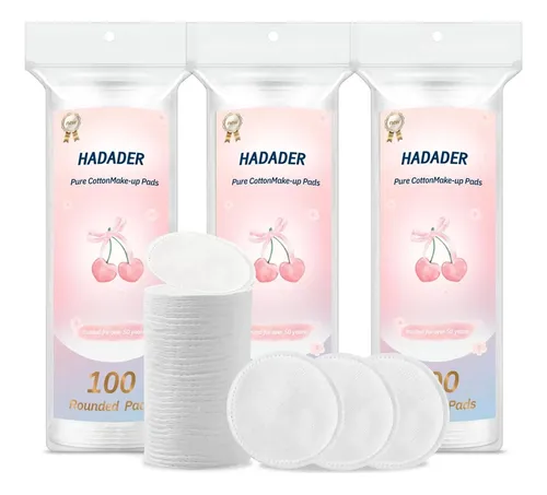 Pads Desmaquillantes De Algodón 300u Hadader