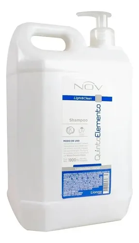 Shampoo Nov Quinto Elemento 1900ml Bidon Bomba Cabello Seco