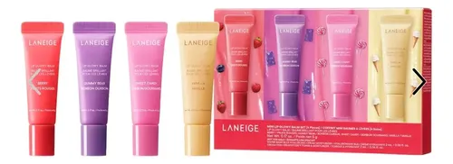 Laneige Mini Lip Glowy Balm Set 4 Mini Balsamos Hidratantes