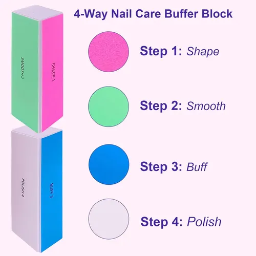 Bloque De Esmalte De Uñas (juego De Cuatro), Malla 120/240/6