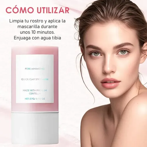 1 Mascarilla De Arcilla Poromizante De Acción Rápida, Zxc