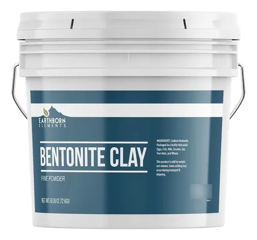 Polvo De Arcilla Bentonita 96 Oz Earthborn Elements
