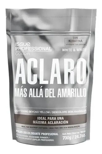 Kit Decolorante Issue Aclarado Polvo Con Keratina 700gr X3