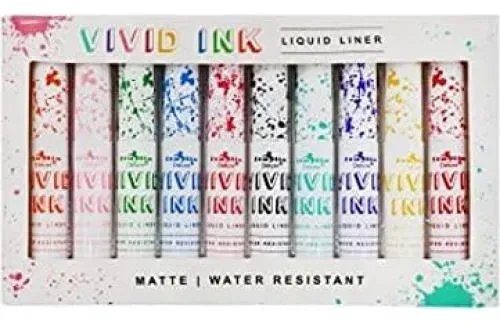 Delineadores Líquidos Vivid Ink Italia Deluxe Set 10