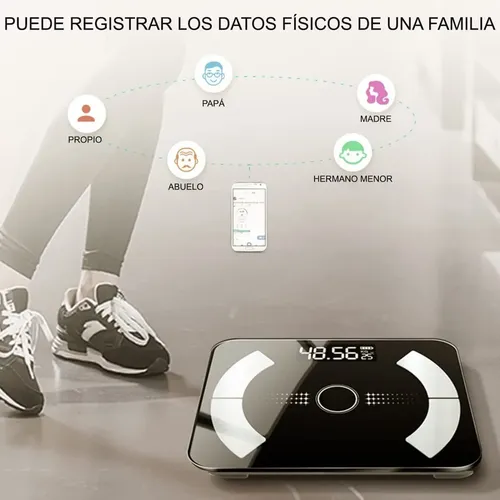 Báscula De Grasa Corporal Inteligente Digital Alta Precisión
