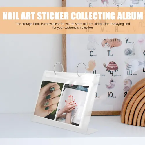 Álbum De Exhibición De Pegatinas Para Uñas, Colección De Peg