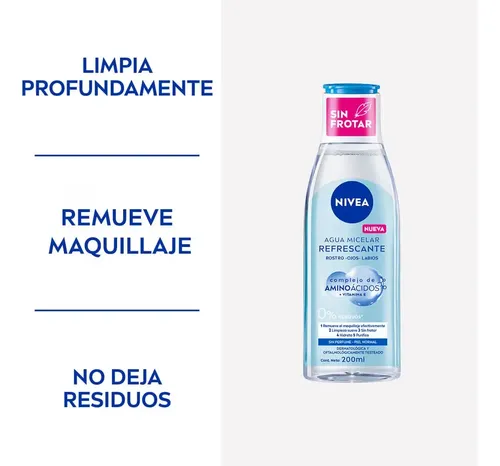 Agua Micelar Nivea Micellair Para Piel Normal – 200ml Día/noche