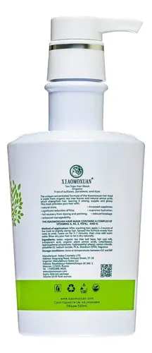 Mascarilla Capilar Xiaomoxuan Hidratante Con Aceite De Árbol