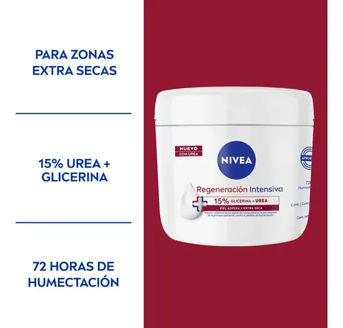 Crema Hidratante Cuerpo Nivea Regeneración Intensiva 400ml