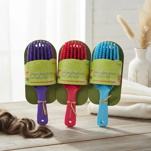Cepillo Para Cabello Flexible Yafanni De Plastico Antifrizz