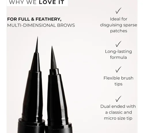 Duo De Bolígrafo Para Cejas Wunderbrow, Vegano