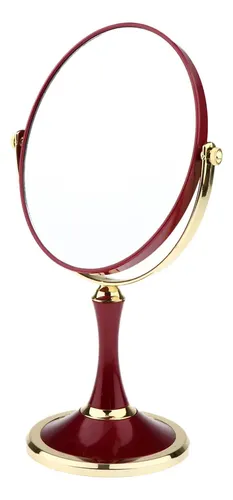 Espejo Cosmético 30x16cm Rojo