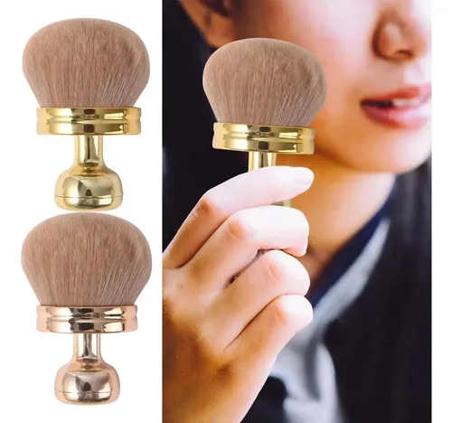 Set 2 Brochas Maquillaje Cuerpo Extra Grandes