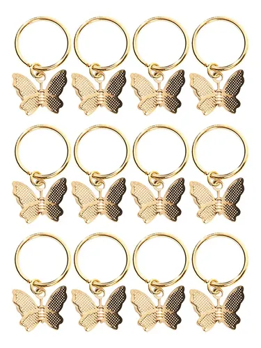 12 Brazaletes Para El Pelo, Rastas, Joyas Decorativas Para E