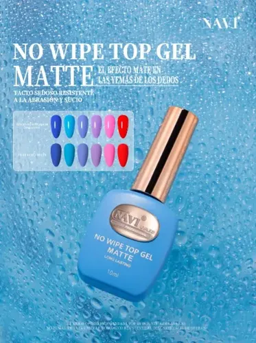 Top Coat Matte Navi Gel Soak – Off 10ml Uv/led Premium Color Transparente