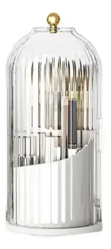 Organizador Maquillaje Porta Cosmético Giratorio Acrílico