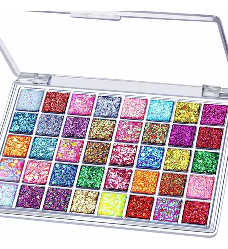 Fandamei Paleta Glitter Gel 40 Colores Para Rostro