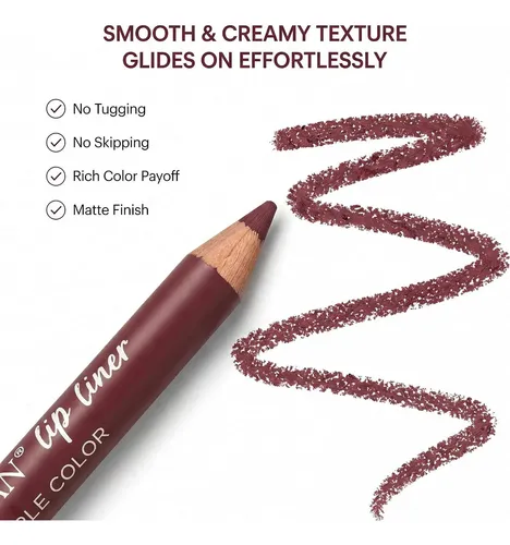 Kit Delineadores Labiales Bspainting 4p X2 Tonos 8 Colores