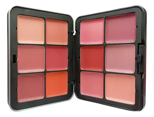 Paleta Blush Laurenza 12 Colores Acabado Natural