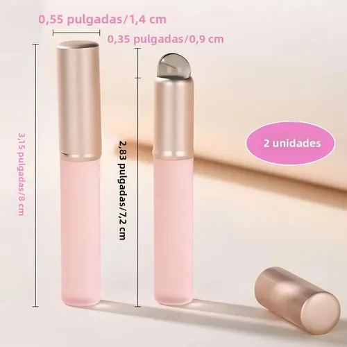 Lip Brush For Lipstick,2 Pcs Silicone Lip Brushes,lip Makeup