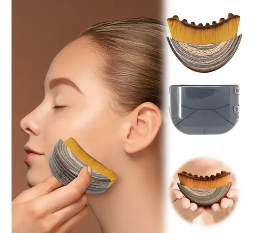 Cepillos Faciales Y Corporales Para Contorno Linfático Marrón