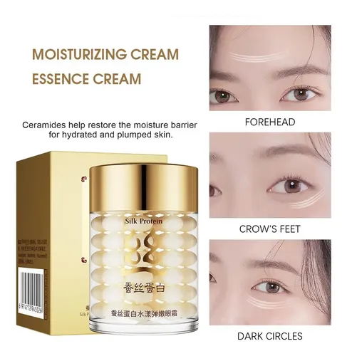 Crema Hidratante De Proteína De Seda De 60 G, Crema De Esenc
