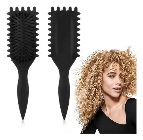G, 2 Piezas: Peine Para Cabello Rizado Y Masajeador Capilar