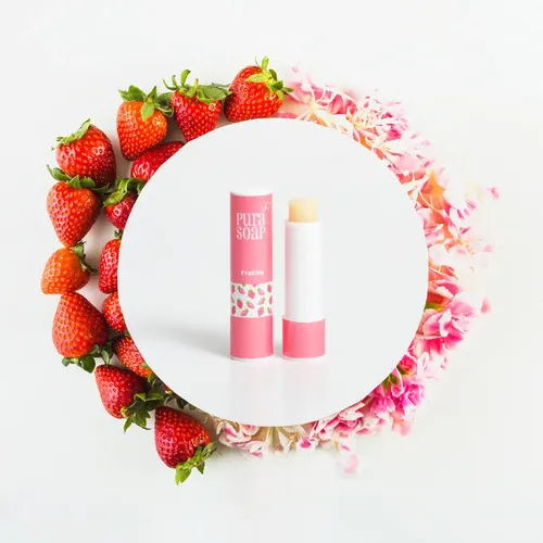 Balsamo Labial Hidratante Frutilla Pura Soap