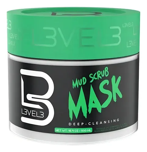 Mascarilla Facial L3 Level 3 Exfoliante De Barro 500ml