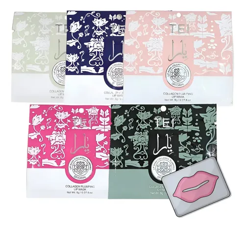 Parches P/ Labios Mascarilla X5 De Colageno Arabes Yara Tei
