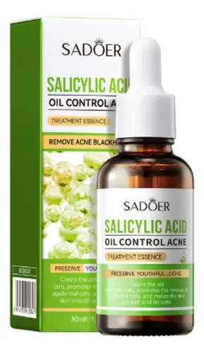 Sadoer Sérum Facial Ácido Salicílico Control Acné Piel Grasa 30ml