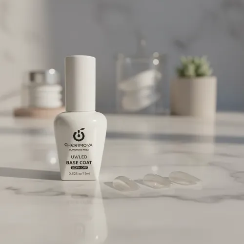 Base Coat Esmaltes Permanentes Uñas Manicure Cherimoya 15ml