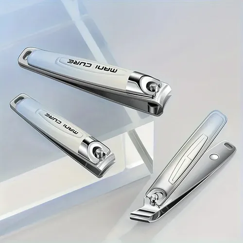 Set Cortauñas Manicura 5pzs Acero Inox Estuche Viaje Mujer
