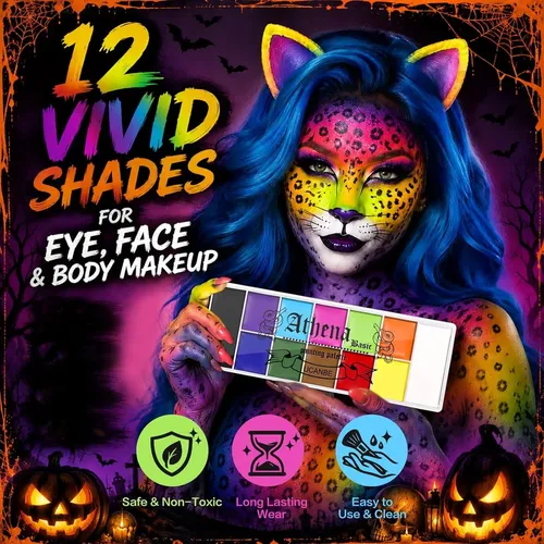 Paleta De Maquillaje Artístico Ucanbe Athena 12 Colores