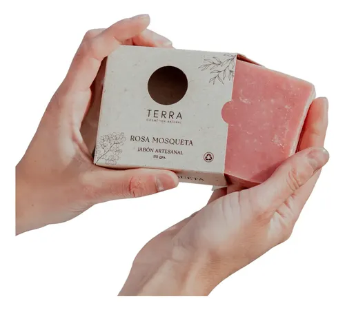 Jabón Hidratante Rosa Mosqueta Terra Cosmética Natural 110g