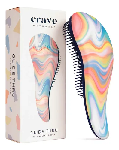 Brocha Desenredante Crave Naturals Glide Thru Para Adultos Y