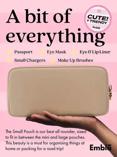 Bolsa De Maquillaje Embla, Bolsa De Viaje Para Cosméticos, D