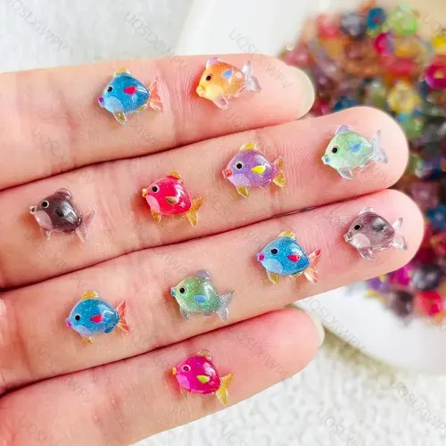 50 Bonitos Accesorios Para Uñas Con Forma De Pez Cielo Estre