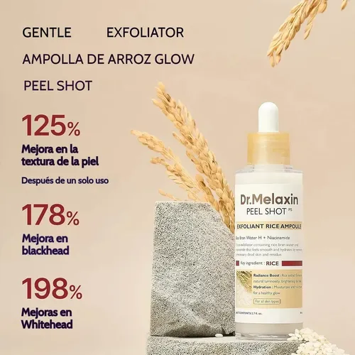 Jd Dr. Melaxin Official Rice Peel Shotglor1 Ampolla Dúo