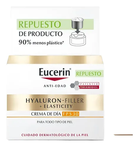 Eucerin Refill Hyaluron-filler +elasticity Día Fps 30 X50ml